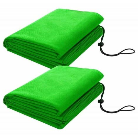 UlisemPack da 2 protezioni invernali per piante 80x60cm, protezione invernale contro il gelo per piante, telo protettivo invernale riutilizzabile per piante con cerniera