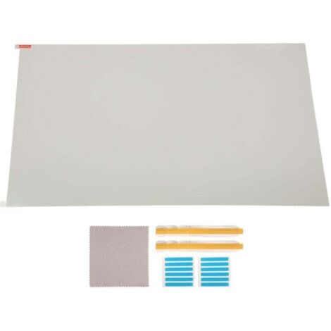 Ulisem(PET, sans colle) Protecteur d'écran anti-lumière bleue pour écran d'ordinateur 24 pouces Film d'écran anti-lumière bleue 16:10 Matériau PET sans colle, filtre la lumière bleue, les rayons ultra