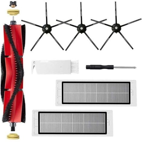 UlisemPièces de Rechange pour Xiaomi Roborock S5 Max S6 Max S6 Pure S6 MaxV S50 S51 S55 S5 S60 S65 S6 Aspirateur, Brosse Principale Amov
