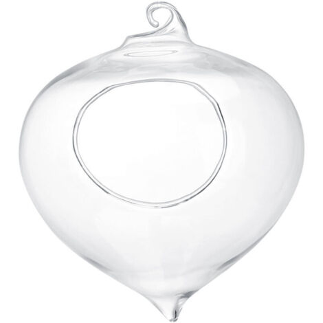 UlisemPot de fleurs pour plantes succulentes, vase en verre suspendu, décoration de jardin pour la maison