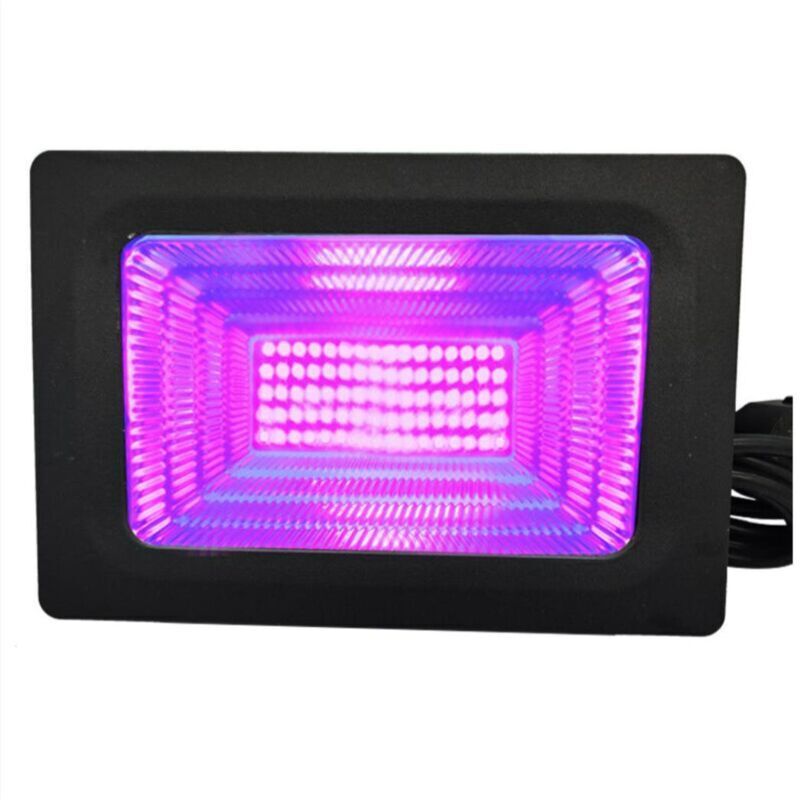 UlisemProjecteur à lumière noire LED, projecteur UV LUNSY, lampe à lumière noire 30 W, lumière de fête, lumière noire fluorescente étanche IP66 avec