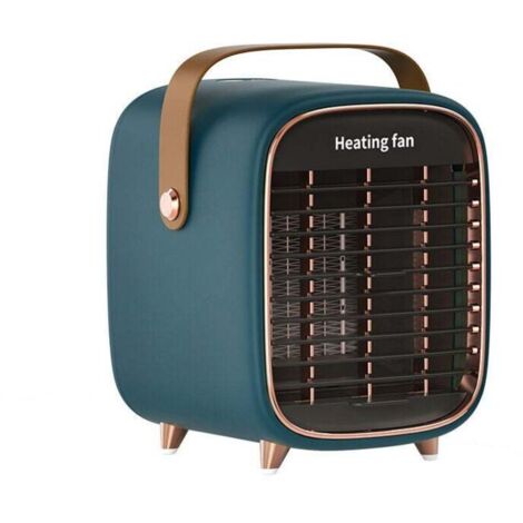 UlisemRadiateur soufflant Mini radiateur de bureau Souffleur d'air chaud silencieux Petit radiateur domestique Radiateur électrique de chambre à coucher 90240V/5060HZ