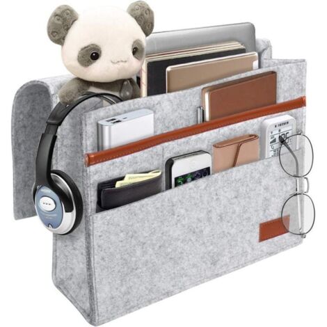 UlisemTable de chevet, organiseur de rangement en feutre pour matelas, canapé, table, armoire, lit
