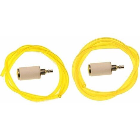 UlisemTuyau de carburant + filtre à carburant pour tronçonneuse Poulan Craftman 530069216 530069247 0,08" x 0,14" 3/32" x 3/16"