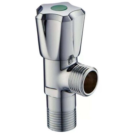 UlisemVanne Triangulaire d'Arrêt d'Eau Froide et Chaude pour Évier - Valve d'Angle