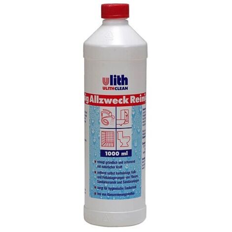 Ulith Clean Essig-Allzweck-Reiniger - reinigt gründlich mit natürlicher Essig-Kraft - 1000 ml - 247027