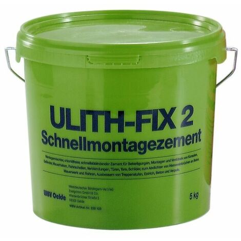 Ulith-Fix 2 ciment à prise rapide seau de 5 kg