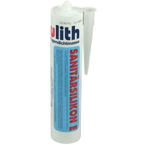 Ulith Silikon Essigvernetzend, Schimmelhemmend, weiss - 310 ml, Dichtmittel