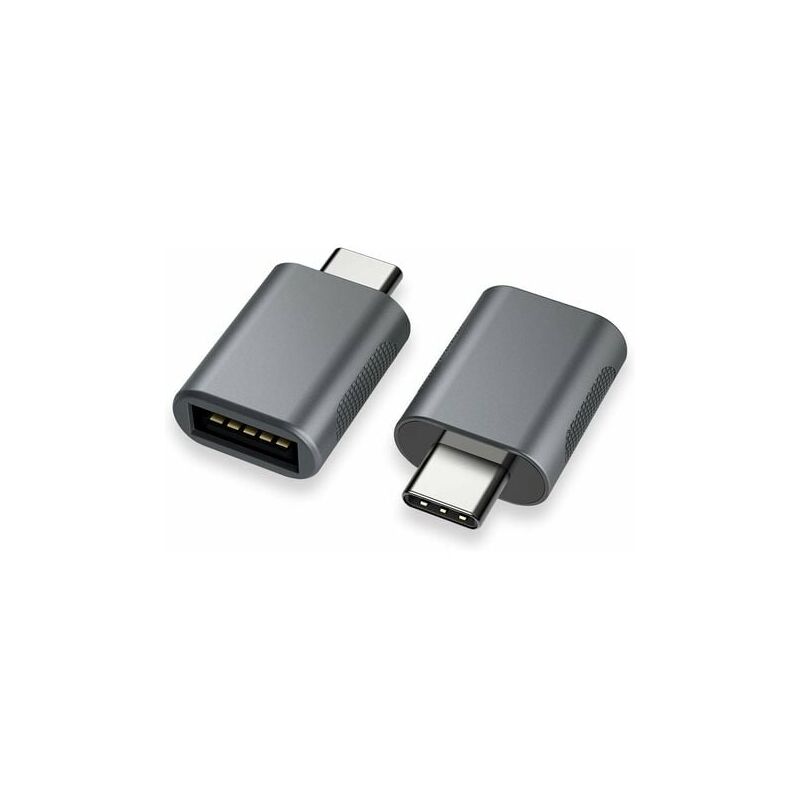 Ullrs usb c to usb Adapter (2 Pack), usb c to usb 3.0 Adapter, usb Type c to usb Adapter, Thunderbolt 3 to usb otg Adapter for MacBook Air 2020, iPad