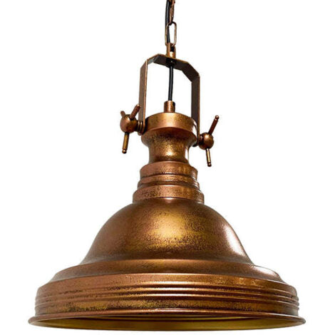 Ulmete Schlichte Kupferfarbe Pendelleuchte, Kronleuchter für Wohnzimmer, Büro, Hotel, Restaurant, Vintage-Design