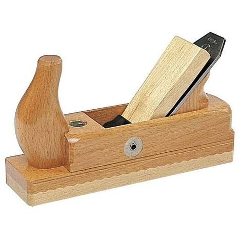 Ulmia Holzhobel/Doppelhobel Hobel mit Weißbuchensohle/Doppeleisen, zum Glätten