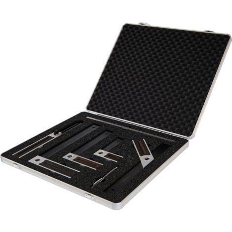Ulmia Präzisions-Winkel-Set Black Edition inkl. Koffer, Präzisionswinkel
