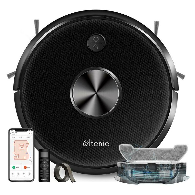 Ultenic D5s Pro - Robot Vacuum Mop - 3000Pa-150min - 3 in 1 Gyroscope Navigation - Smart Control with App