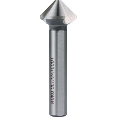 ULTIMATECUT FRAISE CONIQUE ET ÉBAVURAGE DIN 335 FORME C 90° HSS Ø 25 MM RUKO 102783