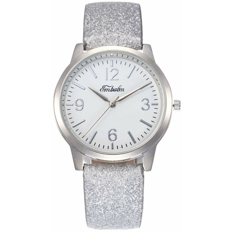 

ultimos modelos de explosion Super Flash Powder Ladies Watch Reloj de cuarzo Ventas calientes Explosiones Gold Shell Silver Belt