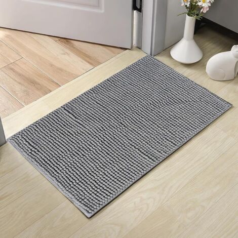 Ultra-absorbierende Plüsch-Haustiermatte 50 x 80 cm - Schlammpfotenmatte, rutschfest und waschbar für Hunde  Geeignet für schlammige Pfoten und nasse Stiefel.