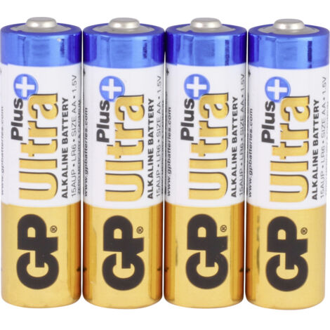 ULTRA+ ALKALINE AA LR6 1,5V BATTERIE 4 STK