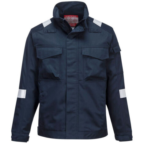 Ultra Bizflame Jacke Farbe: Marine Größe L - Portwest