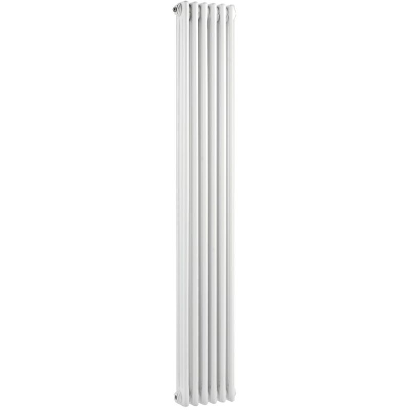 Nuie - Traditional Triple Column White 6 Panel Radiator 290mm x 1500mm