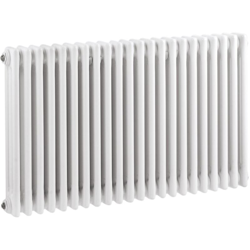 Hudson Reed Colosseum 3-Column Horizontal Radiator 600mm H x 999mm W - White