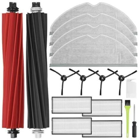 Ultra, Double Brosse Principale, Brosse LatéRale, Filtre Hepa, Chiffons de Vadrouille, PièCes de Rechange ACCESSOIRE D’ASPIRATEUR