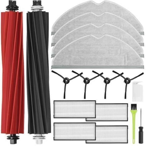 Ultra, Double Brosse Principale, Brosse LatéRale, Filtre Hepa, Chiffons de Vadrouille, PièCes de Rechange ACCESSOIRE D’ASPIRATEUR
