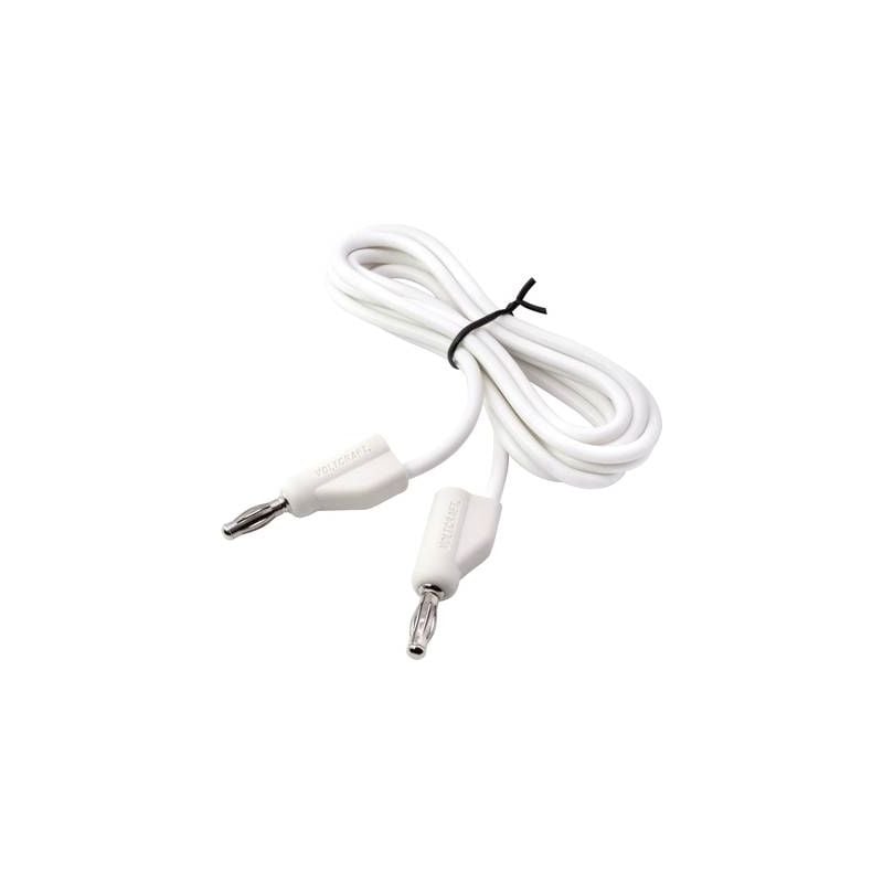 Voltcraft - cordon de mesure MSB-300-1.5-WS blanc 1.5 m 1 pc(s)