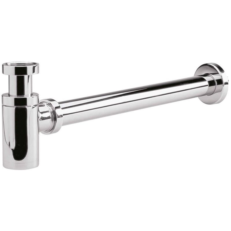 Milano Mirage - Minimalist Basin Bottle Trap for Wall Hung Basin - Chrome