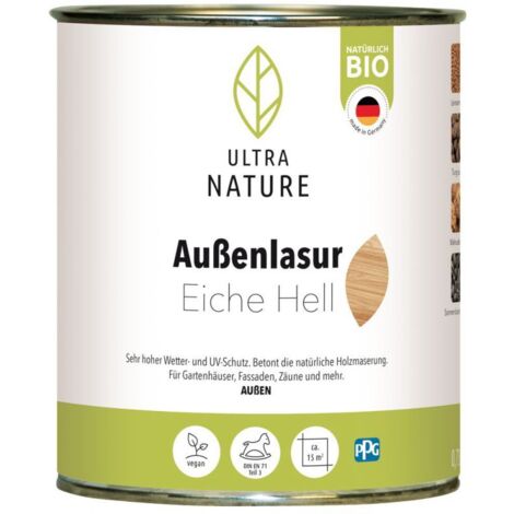 Ultra Nature Außenlasur 750 ml eiche hell Holzlasur