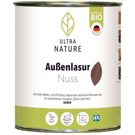 Ultra Nature Außenlasur 750 ml nuss Holzlasur