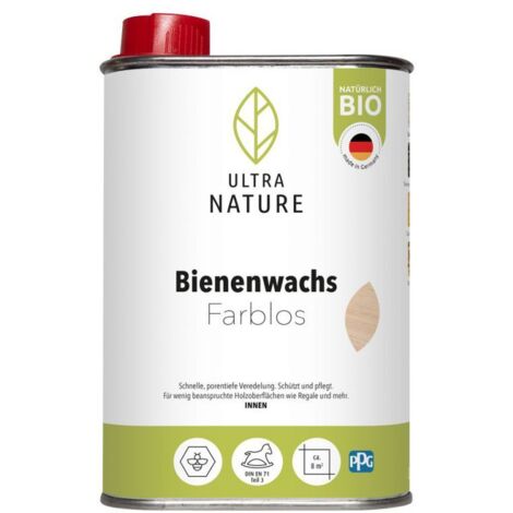 Ultra Nature Bienenwachs 250 ml farblos Holzpflege