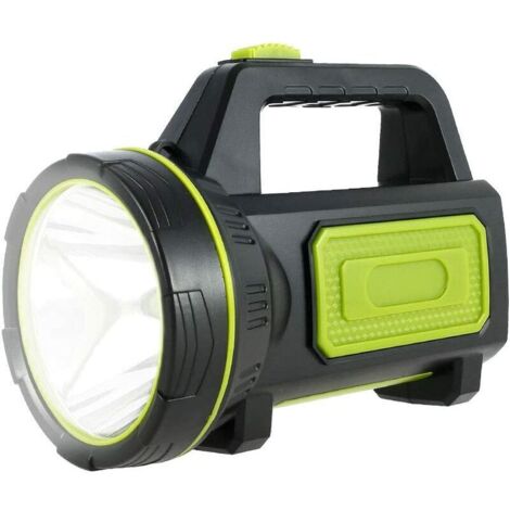 Ultra Powerful Rechargeable LED Torch USB 135000 Lumens 6000 mAh High Power Waterproof Torch for Emergency Hiking Camping Hunting (Without Side Light)