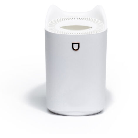Ultra-quiet 3L USB air humidifier with 7 LED colors and 2 spray holes, up to 24-48 hours of continuous operation for home, yoga, office