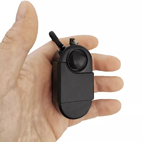 Ultra Secure – Alarme de voyage 3-en-1 – Détecteur de mouvement chaleur 120 dB – Fonction SOS avec goupille – Lampe LED intégrée