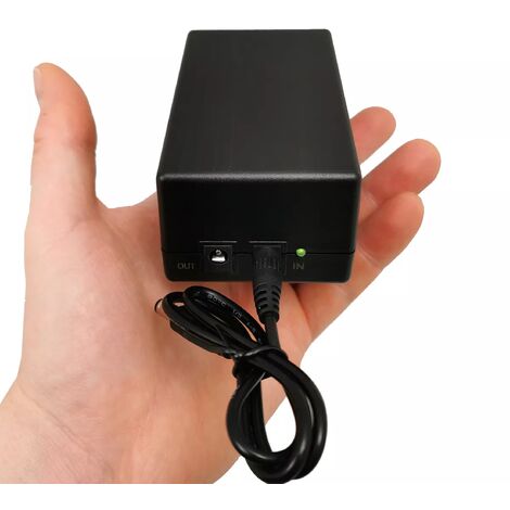 Ultra Secure – Alimentation de secours 12V – Batterie UPS 44,4Wh – Courant 1000mA – Transformateur 12V 1A inclus – Pour systèmes de sécurité