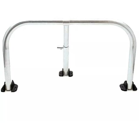 Ultra Secure – Arceau de parking galvanisé avec serrure intégrée – Acier 2 mm – Dimensions 860x470x45 mm – Fixation béton avec 6 boulons