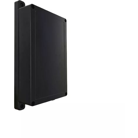 Ultra Secure – Boîtier noir étanche IP65 – Fixation facile avec orifices pré-percés – Résistant aux intempéries pour extérieur – Dimensions 198x116x54mm