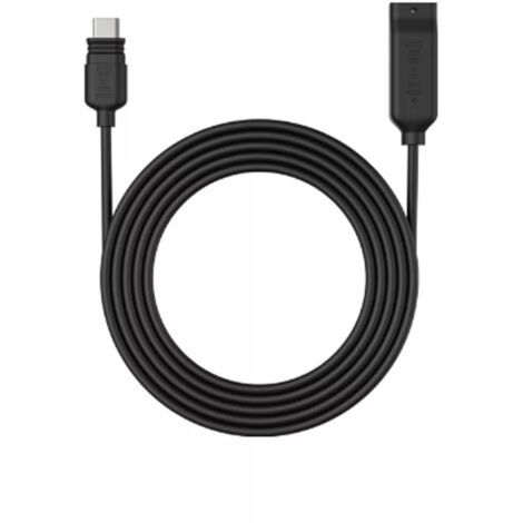 Ultra Secure – Câble USB-C noir 4,5 mètres – Gaine de protection – Résistant aux intempéries pour panneaux solaires Reolink – Connectivité optimale
