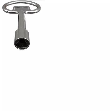 Ultra Secure – Clé spécifique pour cadenas pompier à serrure triangle 9 mm – Pour verrouillage multi-accès – Dimensions 80 x 50 mm – Usage professionnel