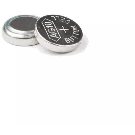 Ultra Secure – Pile bouton alcaline AG10 LR54 – Tension 1,5 V – Composition alcaline pour télécommandes et alarmes – Lot de 1