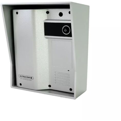 Ultra Secure – Platine de rue autonome sans fil 600m – Alimentation sur piles ou 12-24VDC – Portée 600m – Résistance IP54 – Visière argentée incluse - 600-SOLO