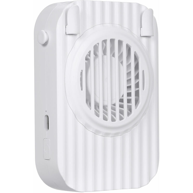 

Ultra silencioso ventilador de cuello portatil Mini ventilador sin hojas Ventilador recargable del ventilador, blanca