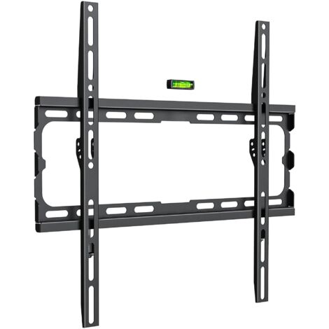 Ultra Slim Fixed TV Wall Mount 32-70" VESA 400x400 45kg Capacity with Bubble Level