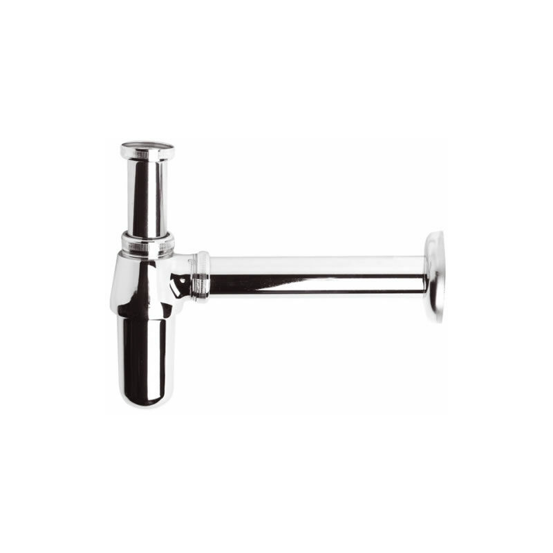 Milano Elizabeth - Traditional Bottle Trap for Wall Hung Bathroom Basin Sink - Chrome
