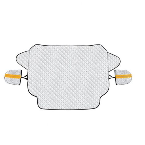 Ultra-thick car windshield cover - resistant to snow, ice, sun, dust, UV rays and water - perfect for car, SUV, all years, summer/winter YMYNY