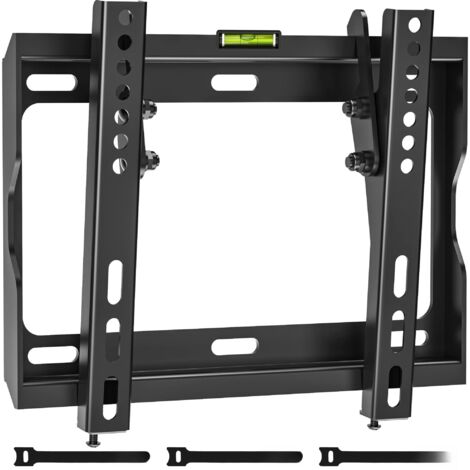 Ultra-thin Tilt TV Wall Mount for 17-45in Screens 30kg Max VESA 200x200 10 Degrees Tilt