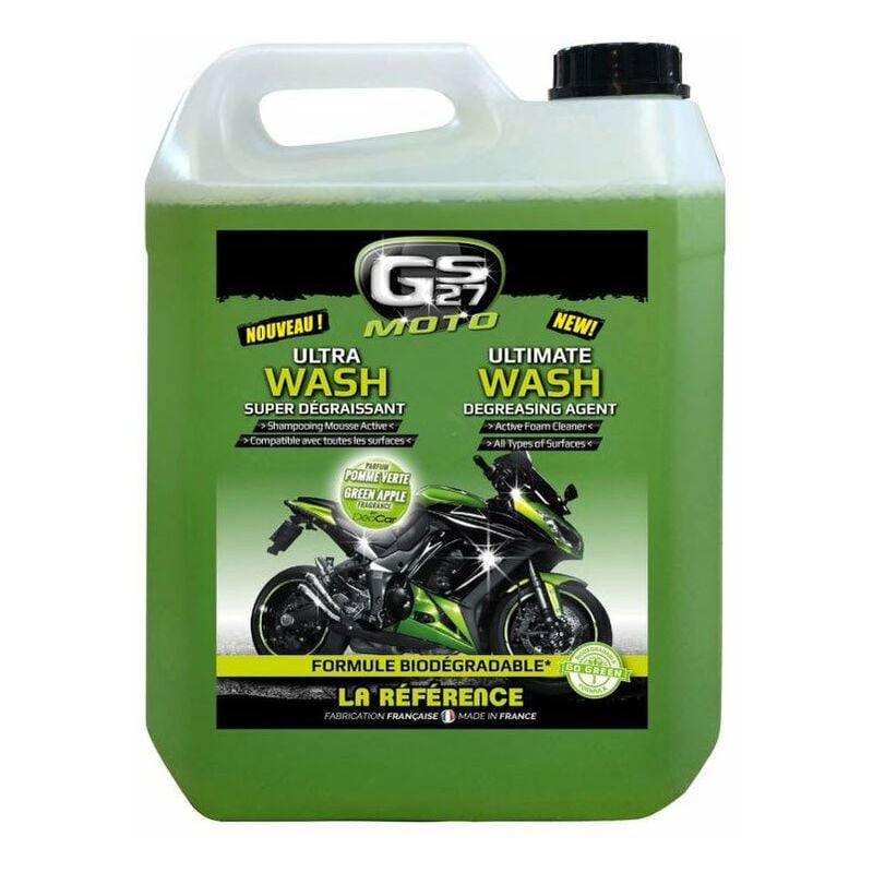 Super dégraissant moto ultra wash 5L Gs27