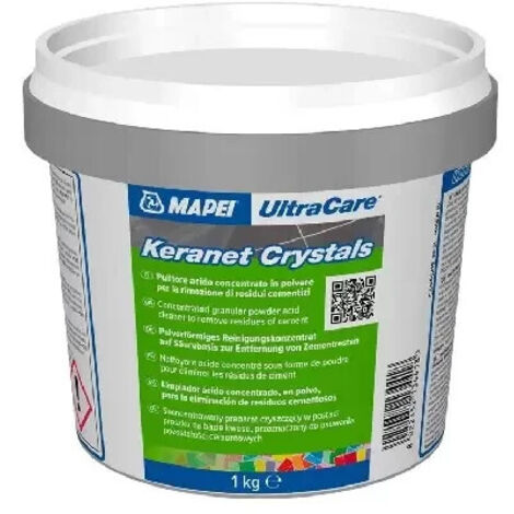 Ultracare keranet crystals pulitore base acida piastrelle polvere kg 1 mapei