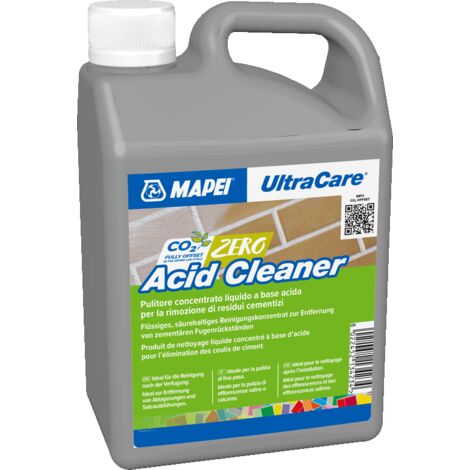 Ultracare Nettoyant concentré voile de ciment Acid Cleaner MAPEI  1L