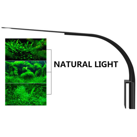 Ultradünne 10W LED-Aquarienleuchte für 30-60cm Aquarien mit Clip und 24 hochleistungsfähigen 5730 LEDs